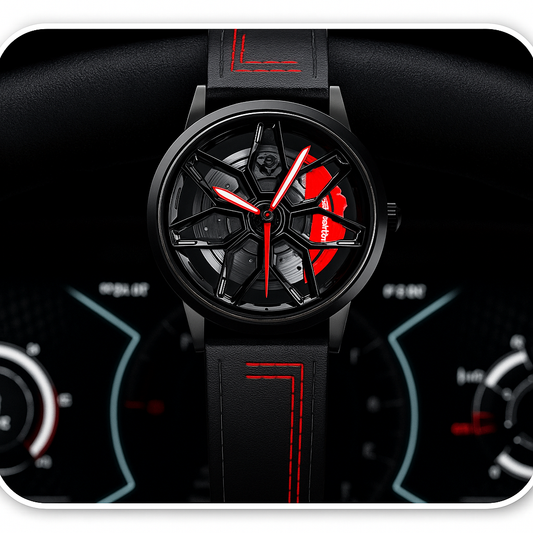 Stereoscopic Car Wheel Watch